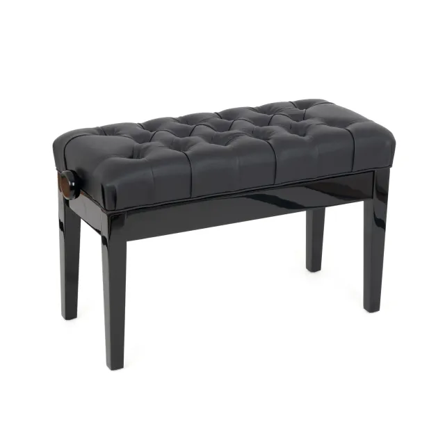 Musisca Wide Top Concert pianokruk zwart 70 cm verstelbaar