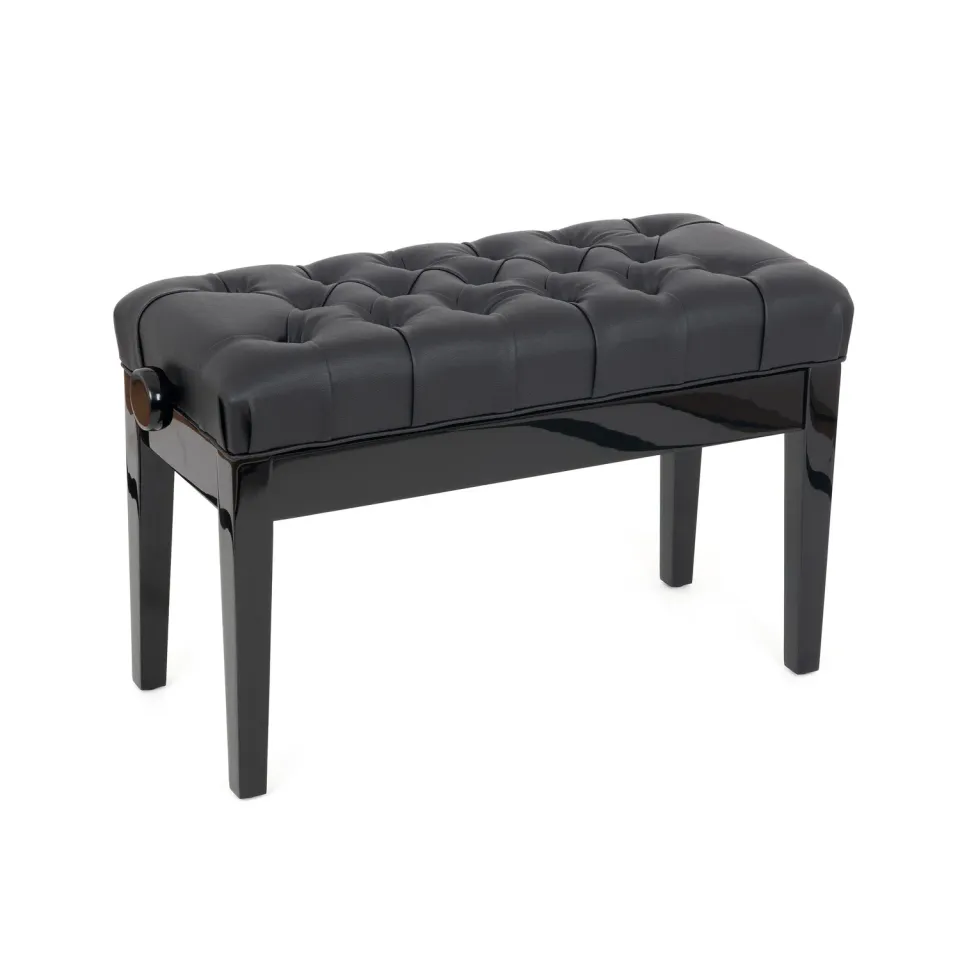 Musisca Wide Top Concert pianokruk zwart 70 cm verstelbaar