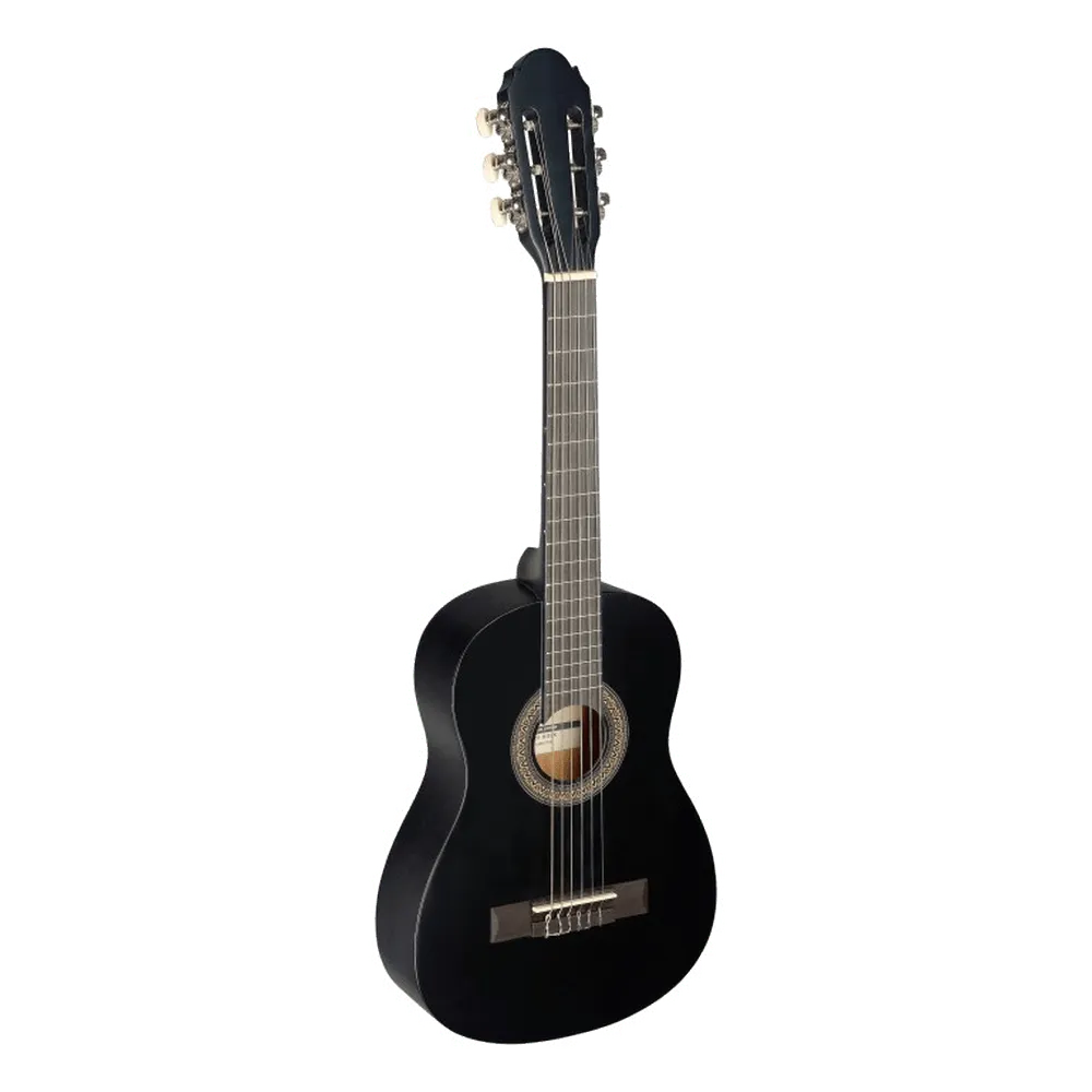 MAI Starter Series klassieke gitaar 1/4 zwart set