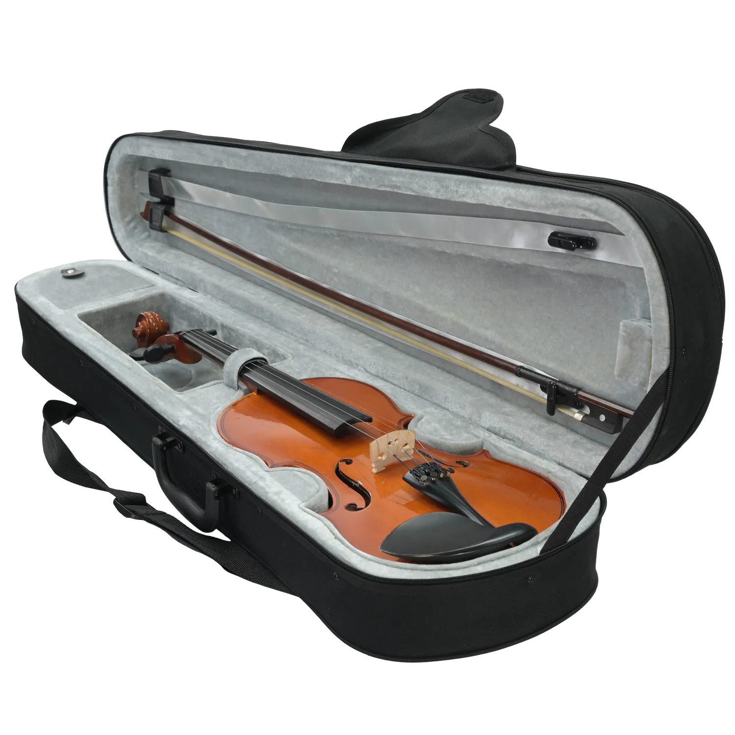 Zlata vioolset 4/4 tweedehands compleet met koffer stok