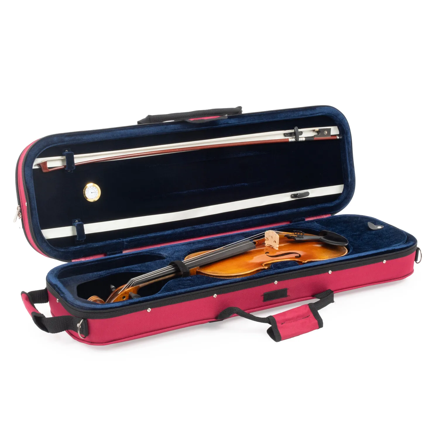 Chamberlain Music vioolkoffer 4/4 zwart met hygrometer