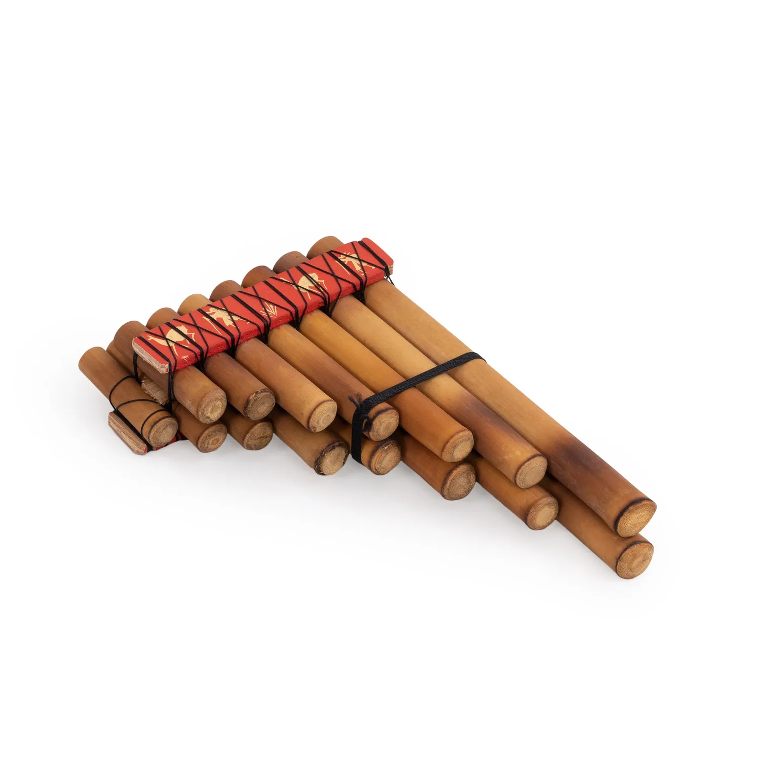 Percussion Plus Honestly Made panfluit 15 tonen dubbelrij diatonisch