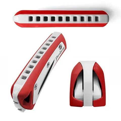 Yonberg D2 Swiss Flag mondharmonica Richter rvs