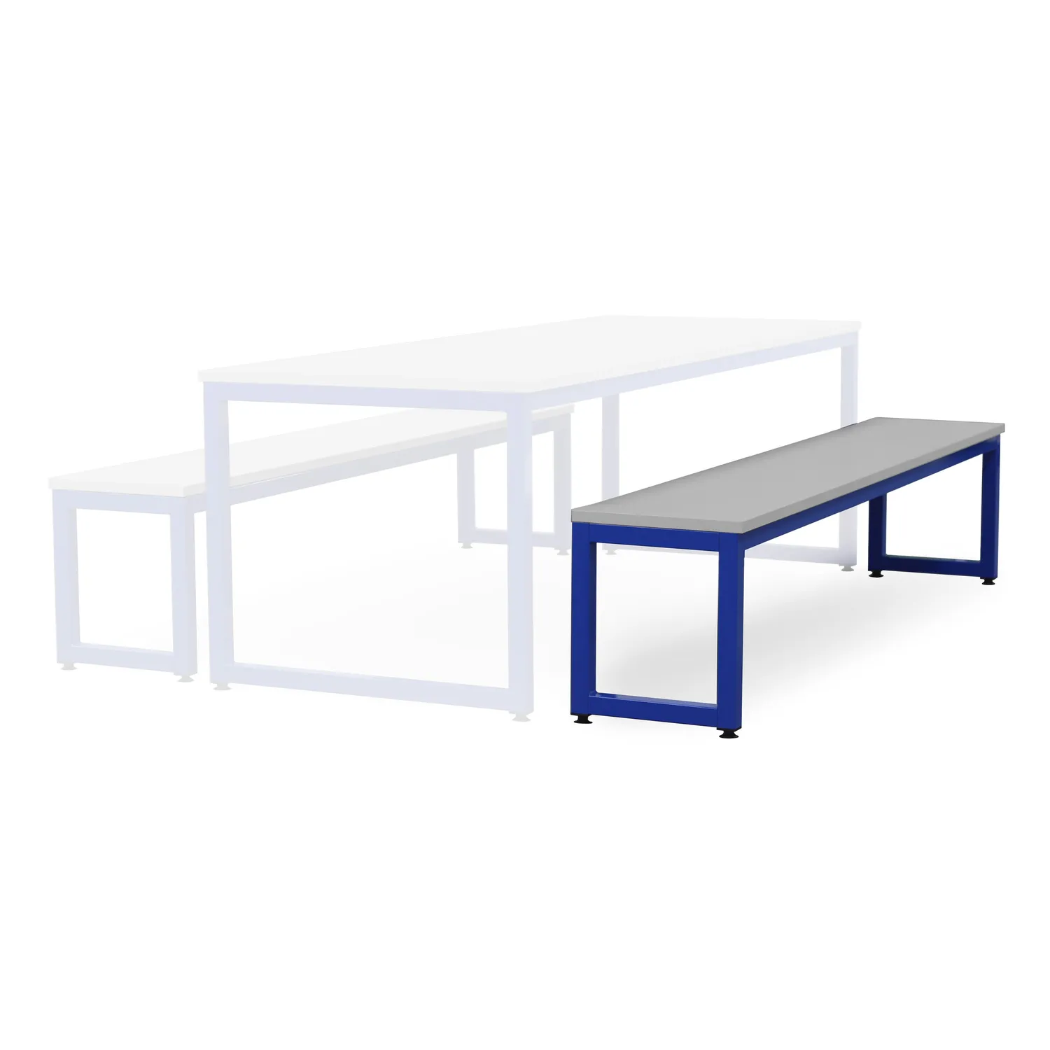 Monarch dining bench eetbank donkergrijs 200 cm