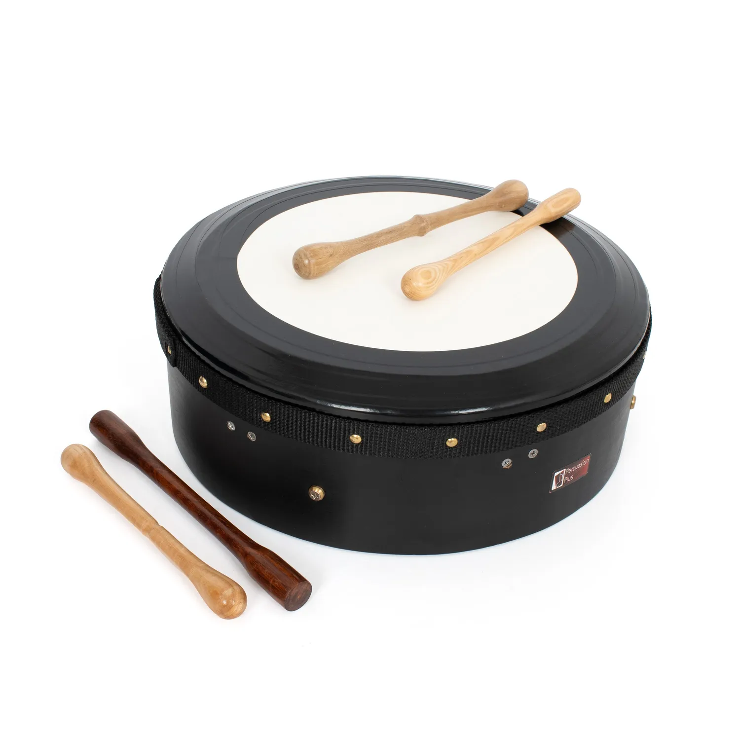 Chamberlain Music Percussion Plus bodhran 14 inch zwart stembaar met tas