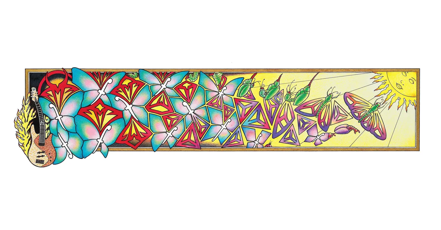 Fodera MetaMarFosis artprint 69x36 cm gesigneerd