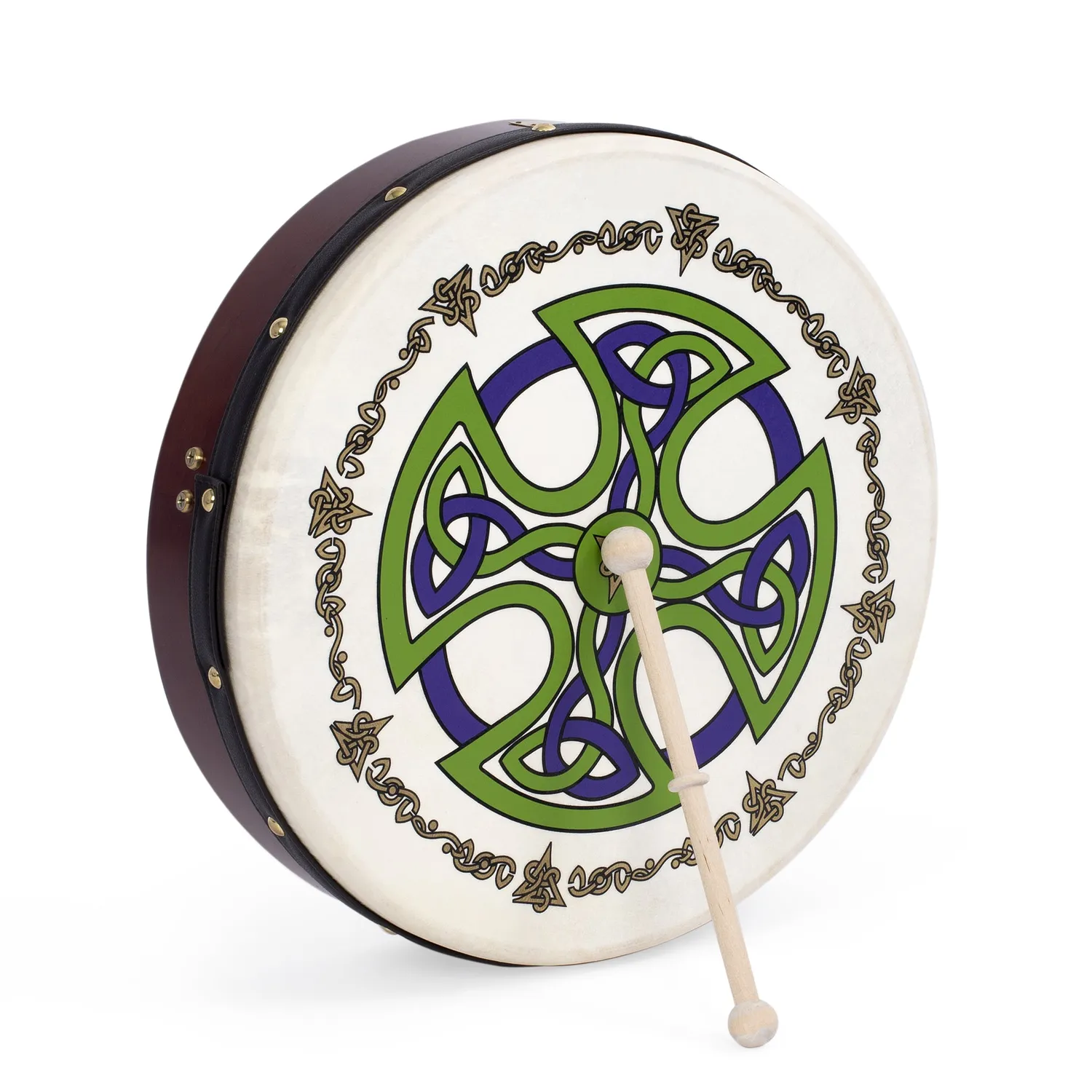 Percussion Plus Brosna Cross 15 inch bodhran met tas