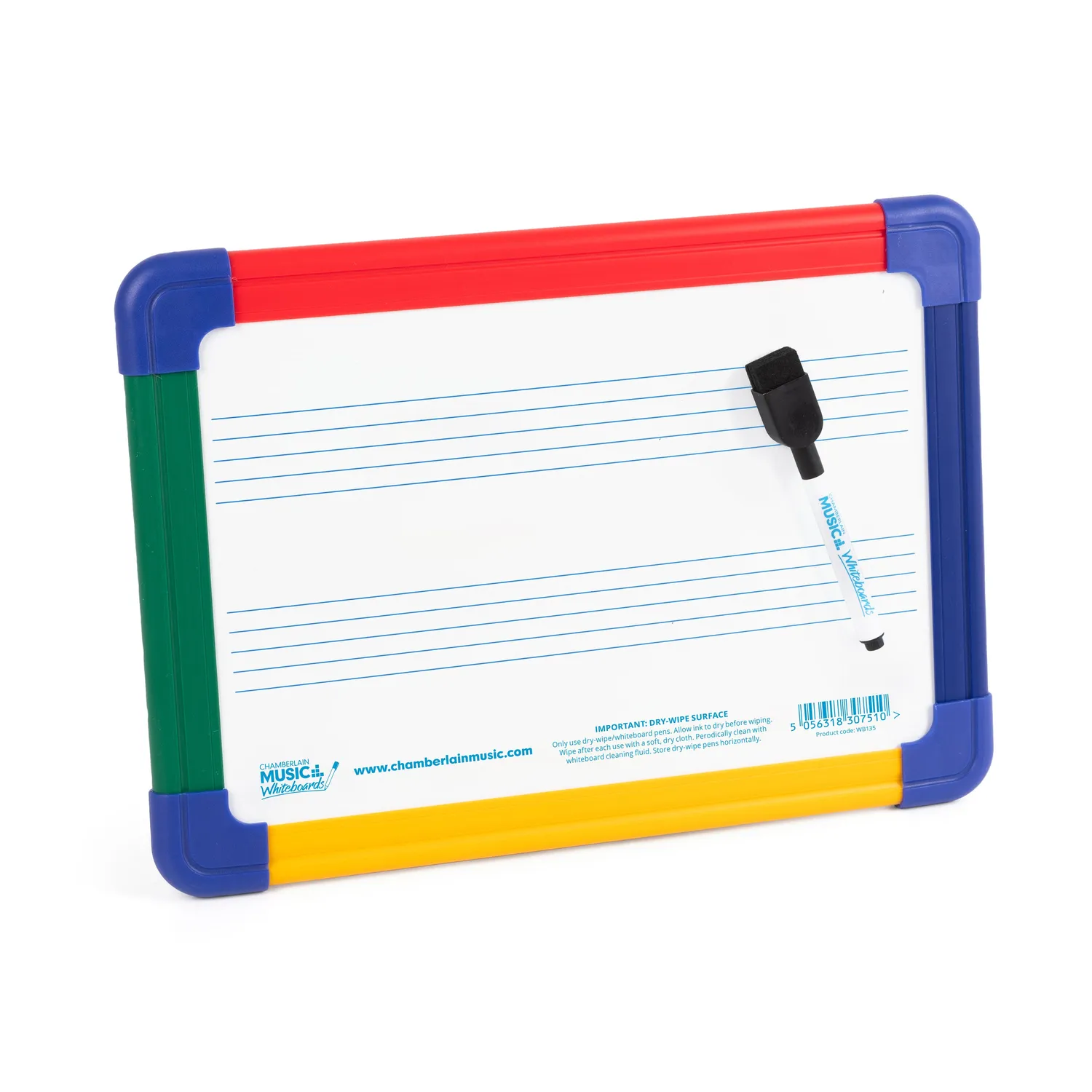 Chamberlain Music WB139 whiteboard A4 2 notenbalken 10 stuks