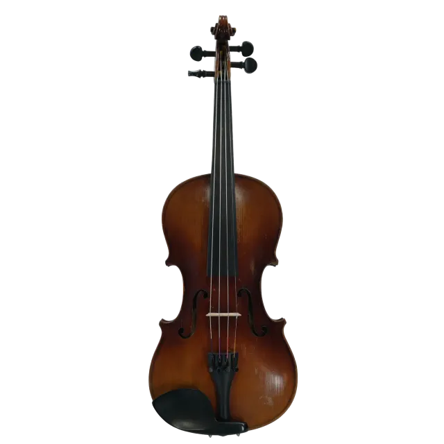 Maestro Duits viool 4/4 getekende vlamming pre-owned