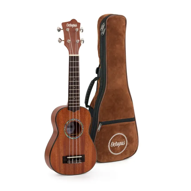 Octopus All Solid sopraan ukelele mahonie