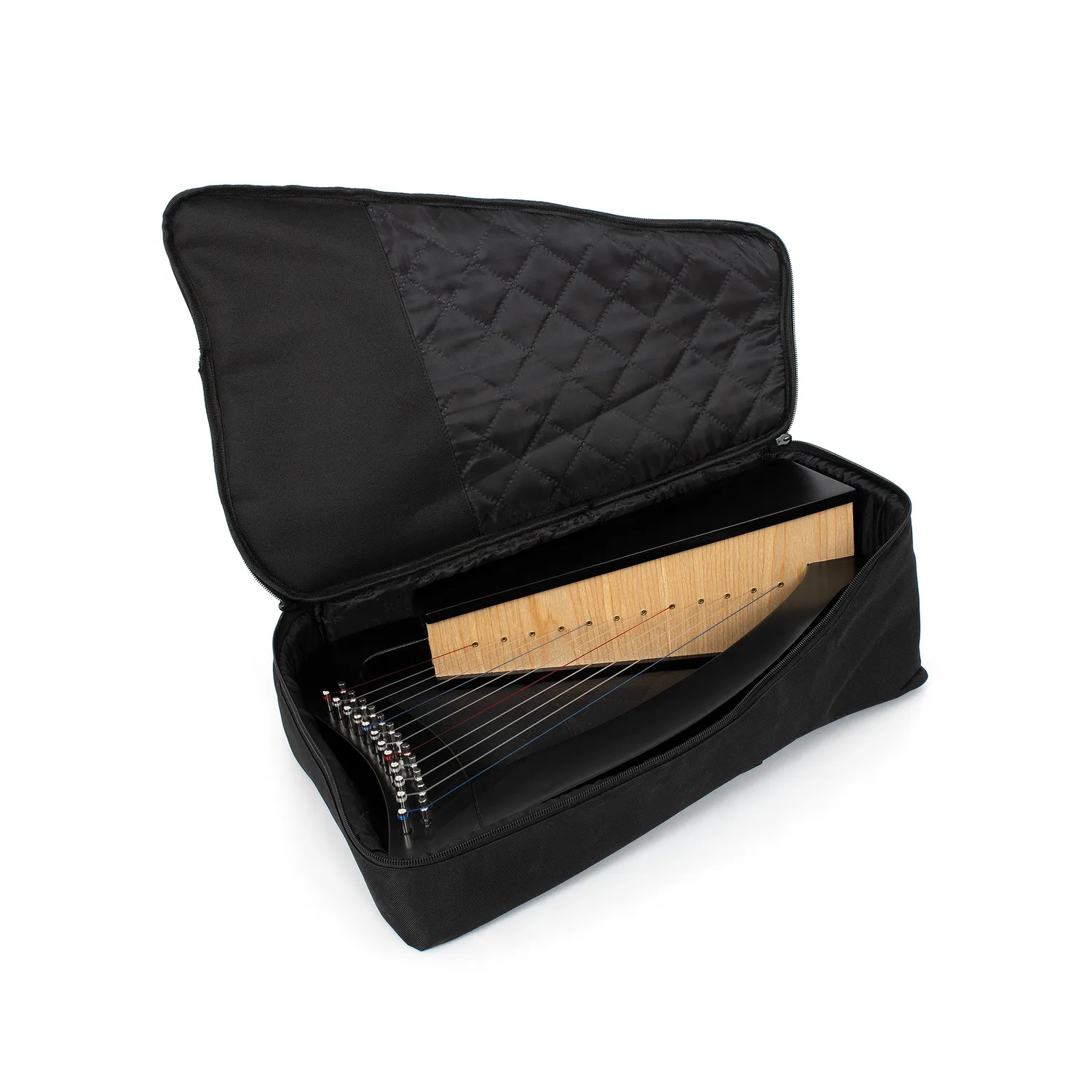 MMX Celtic baby harp 12 snaren zwart met draagtas