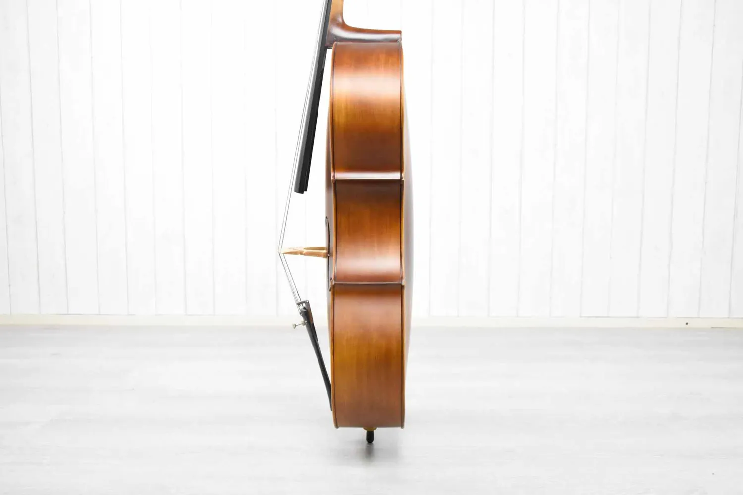 Main 1/2 cello startersset mat donker met strijkstok