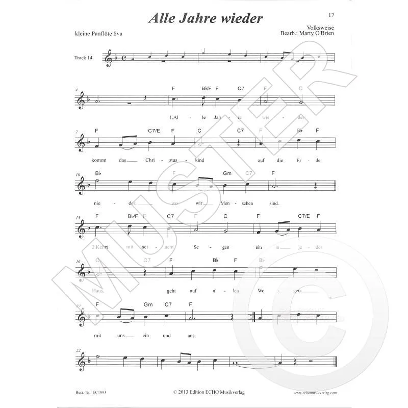 Plaschke Herkenhoff panfluit lesboek kerst met cd