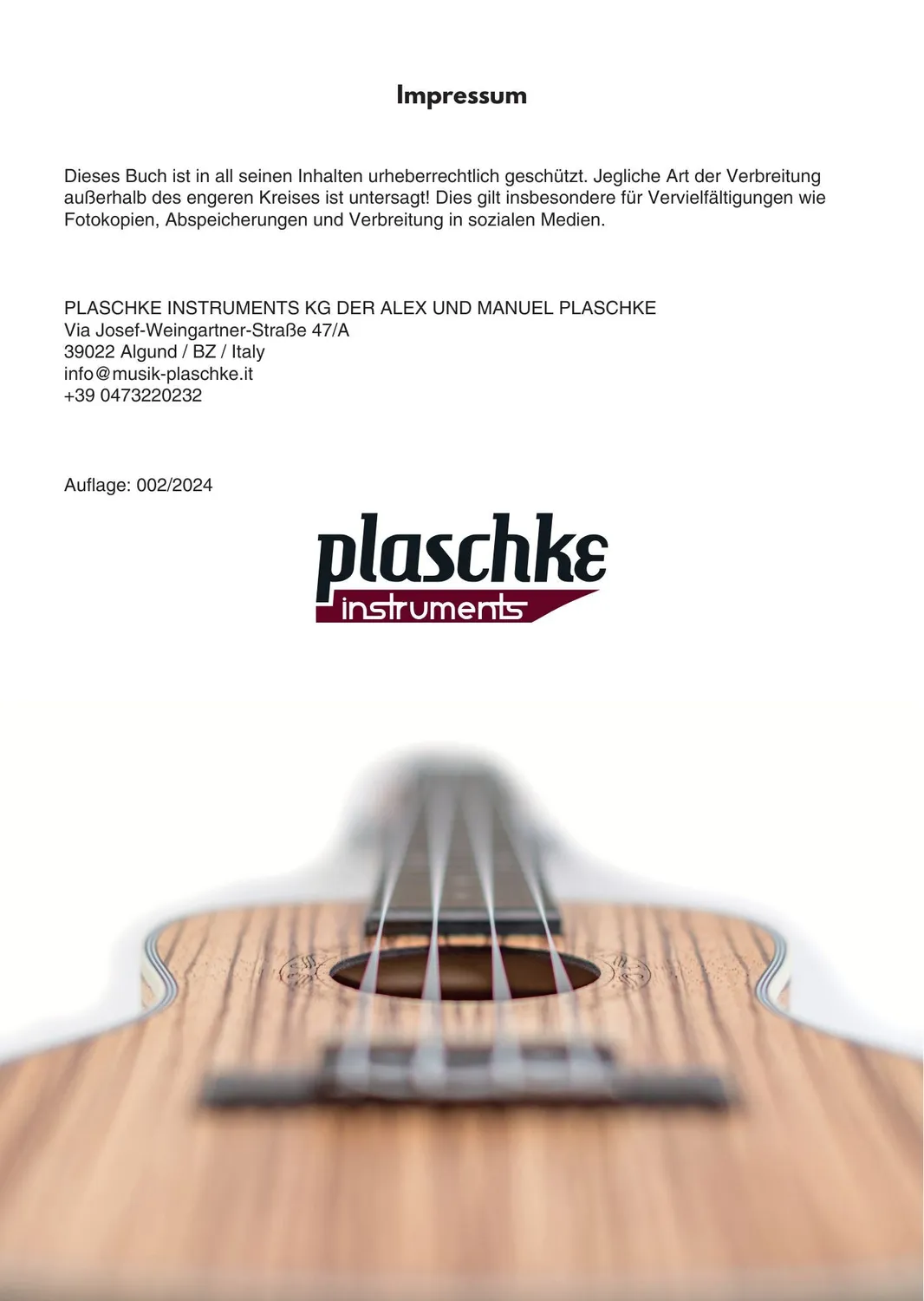 Plaschke Ukulele 101 leerboek zonder noten met QR-video