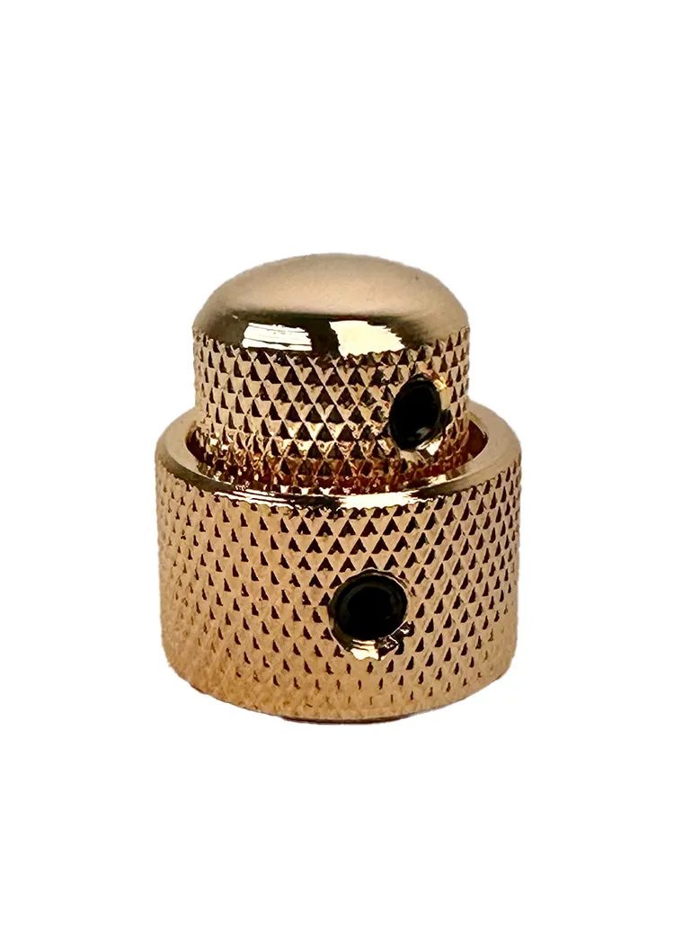 Fodera Stacked knop basgitaar concentrisch zwart