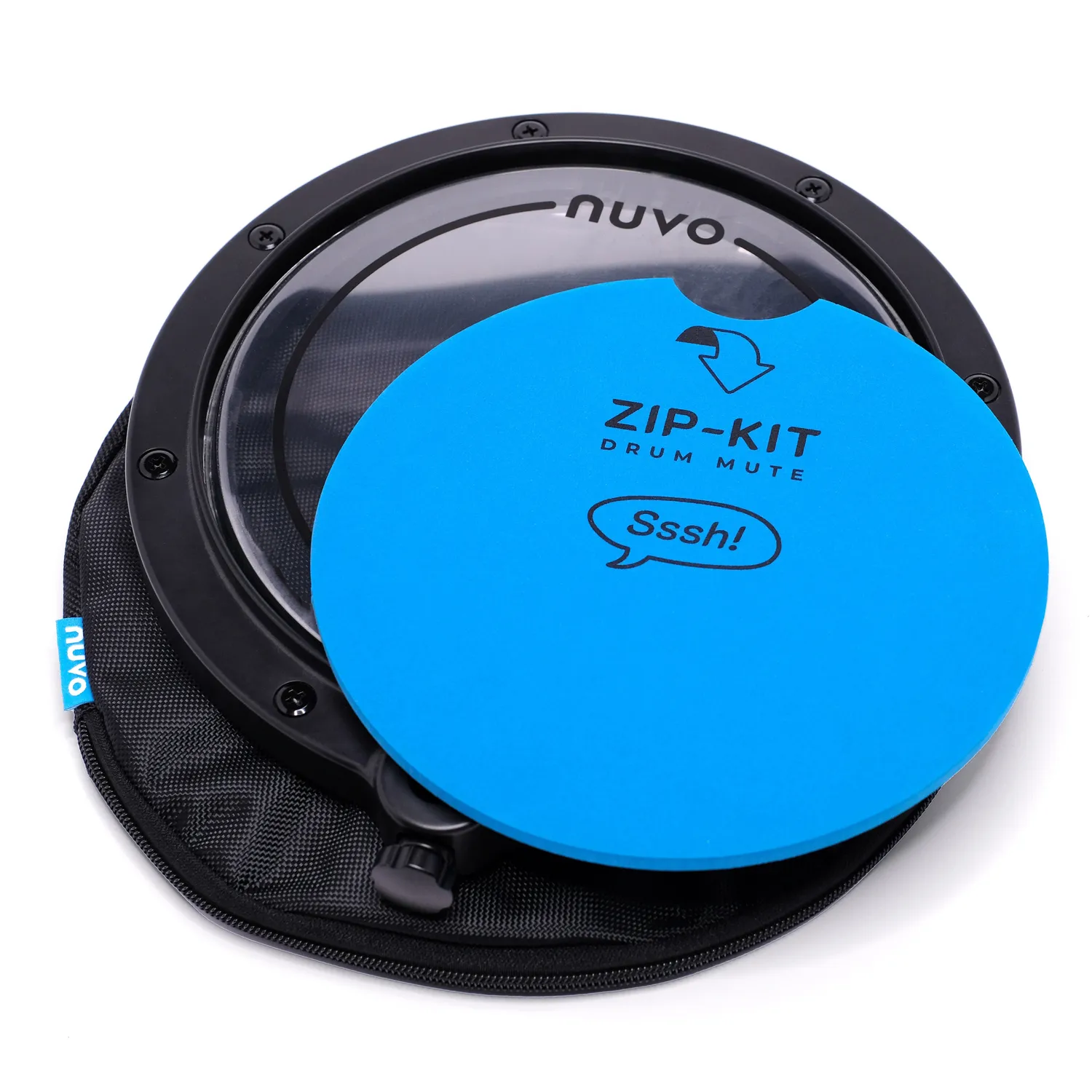 Nuvo Zip-Kit tom drum uitbreiding stembaar met demper