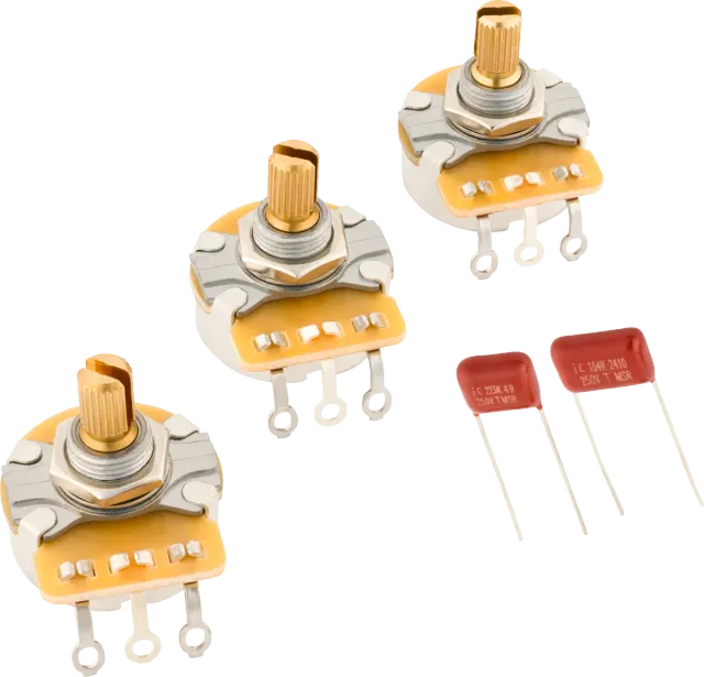 Fender Stratocaster Split Shaft potmeterset 3 stuks