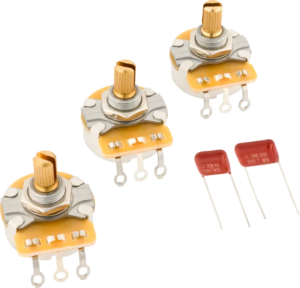 Fender Stratocaster Split Shaft potmeterset 3 stuks