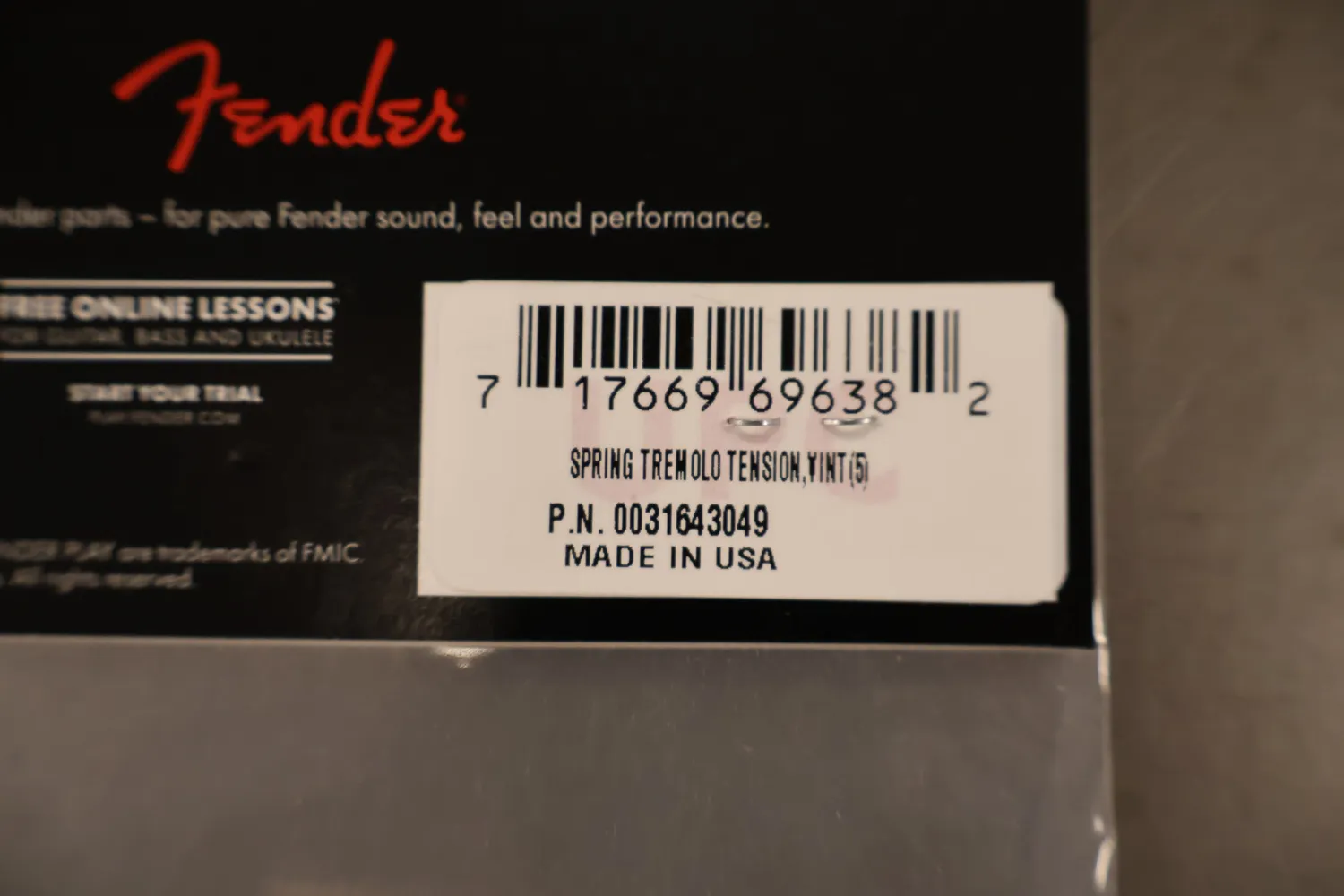 Fender American Vintage tremolo veren 5 stuks staal