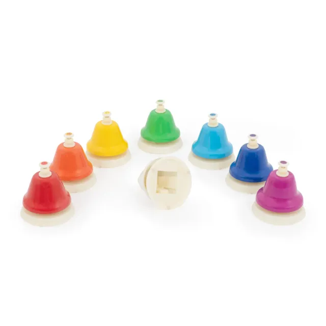Percussion Workshop desk bells set 8 C majeur kleur
