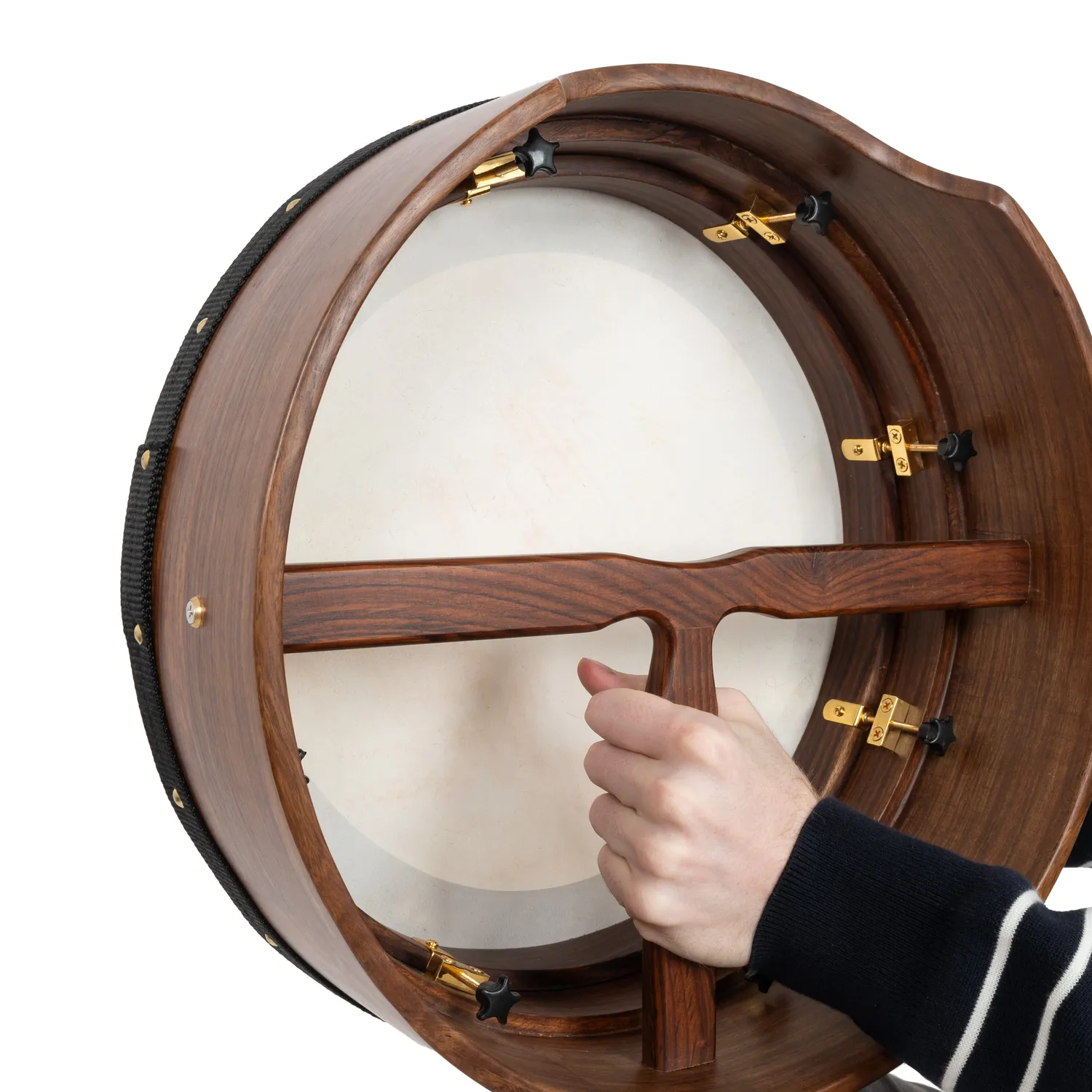 Percussion Plus bodhran palissander 16 inch met tas
