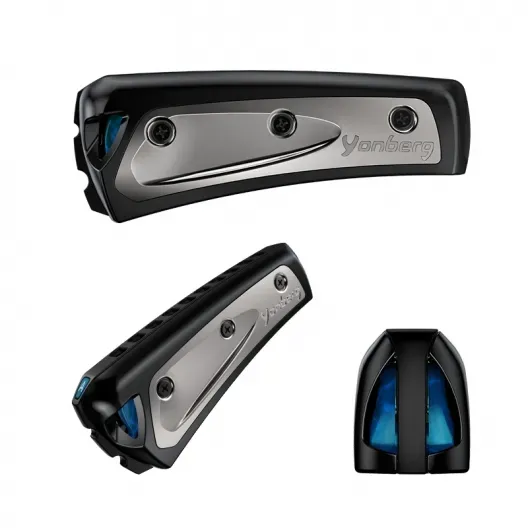 Yonberg Storm Noir mondharmonica fosforbrons zwart