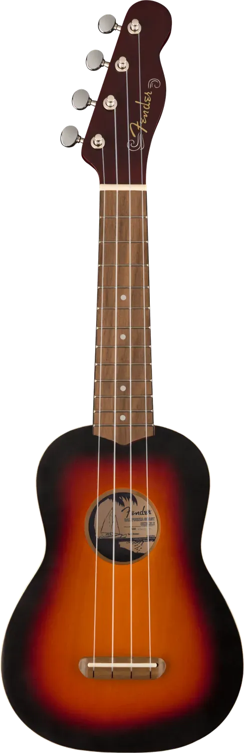 Fender Venice sopraan ukelele sunburst
