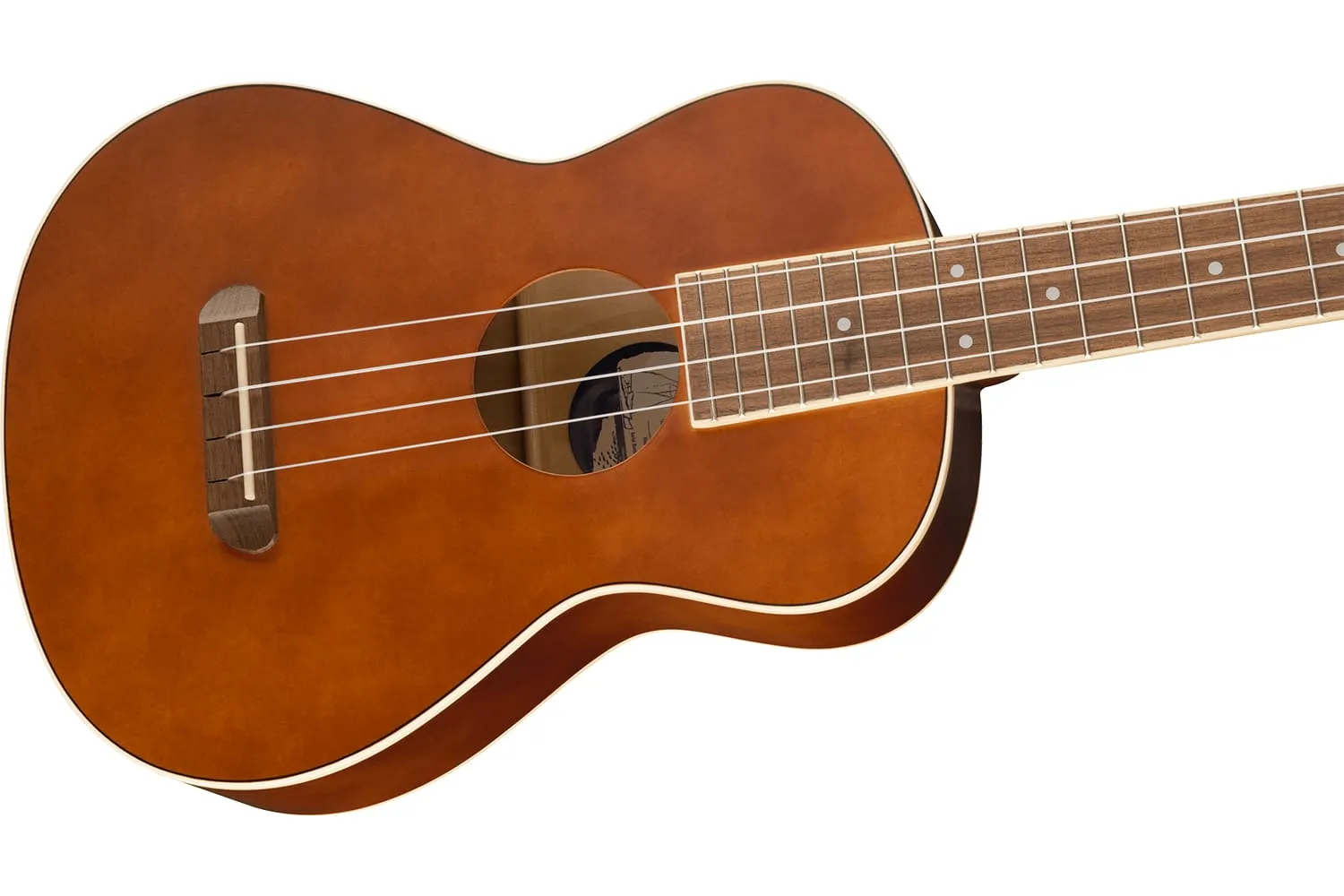 Fender Avalon Tenor ukelele tenorformaat volwassen klank