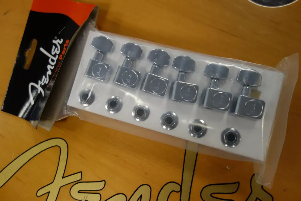Fender American Standard stemmechanieken chroom 6-pack