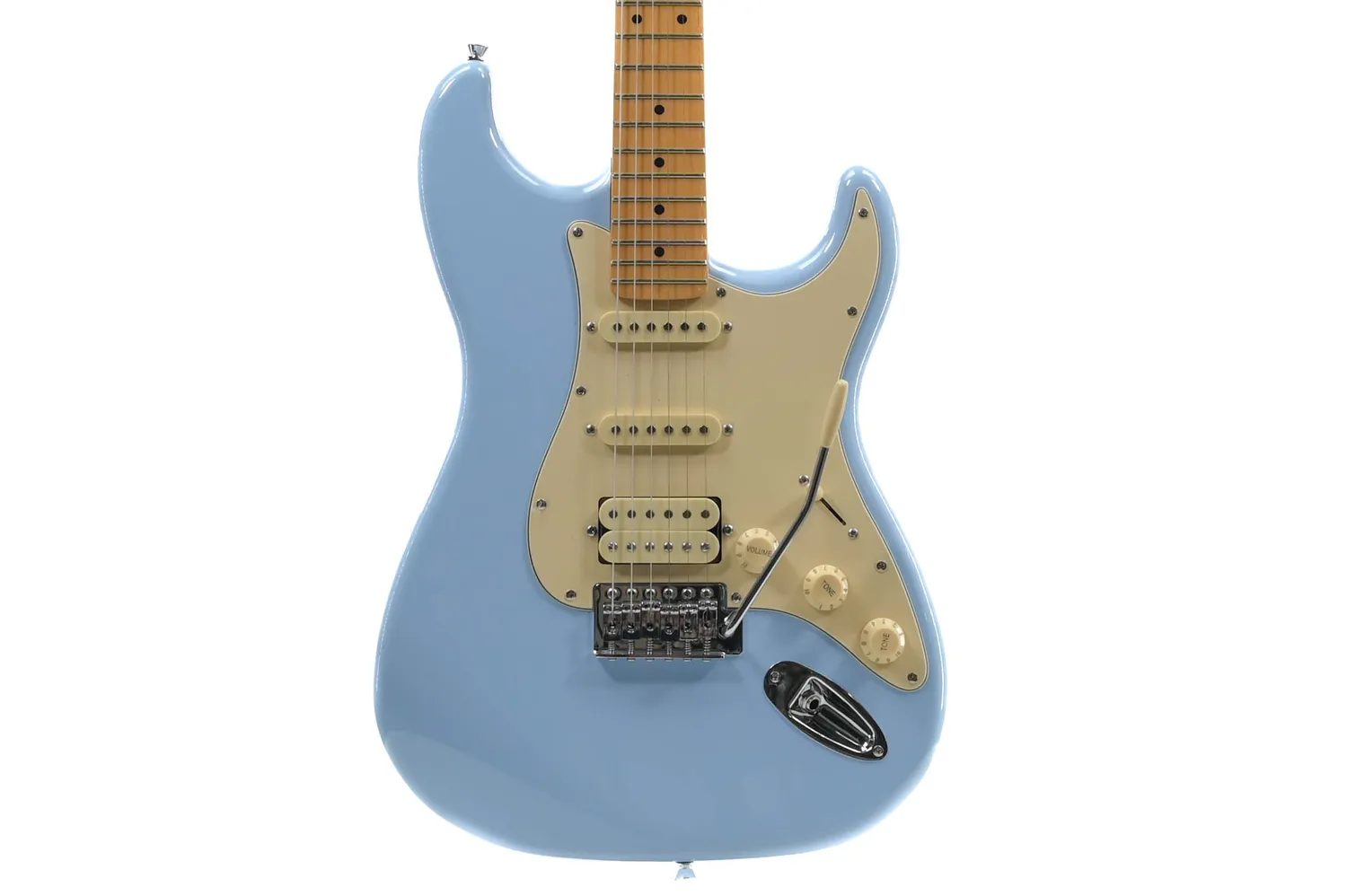 MAI L.A. elektrische gitaar starterset blauw 15W S-style