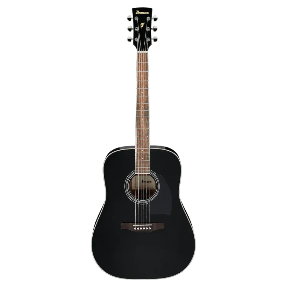 Ibanez PF15-BK akoestische gitaar zwart dreadnought