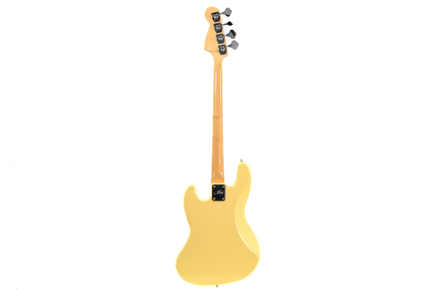 MAI Starter Jazz Bass basgitaar starterset Vintage White 2-pickup