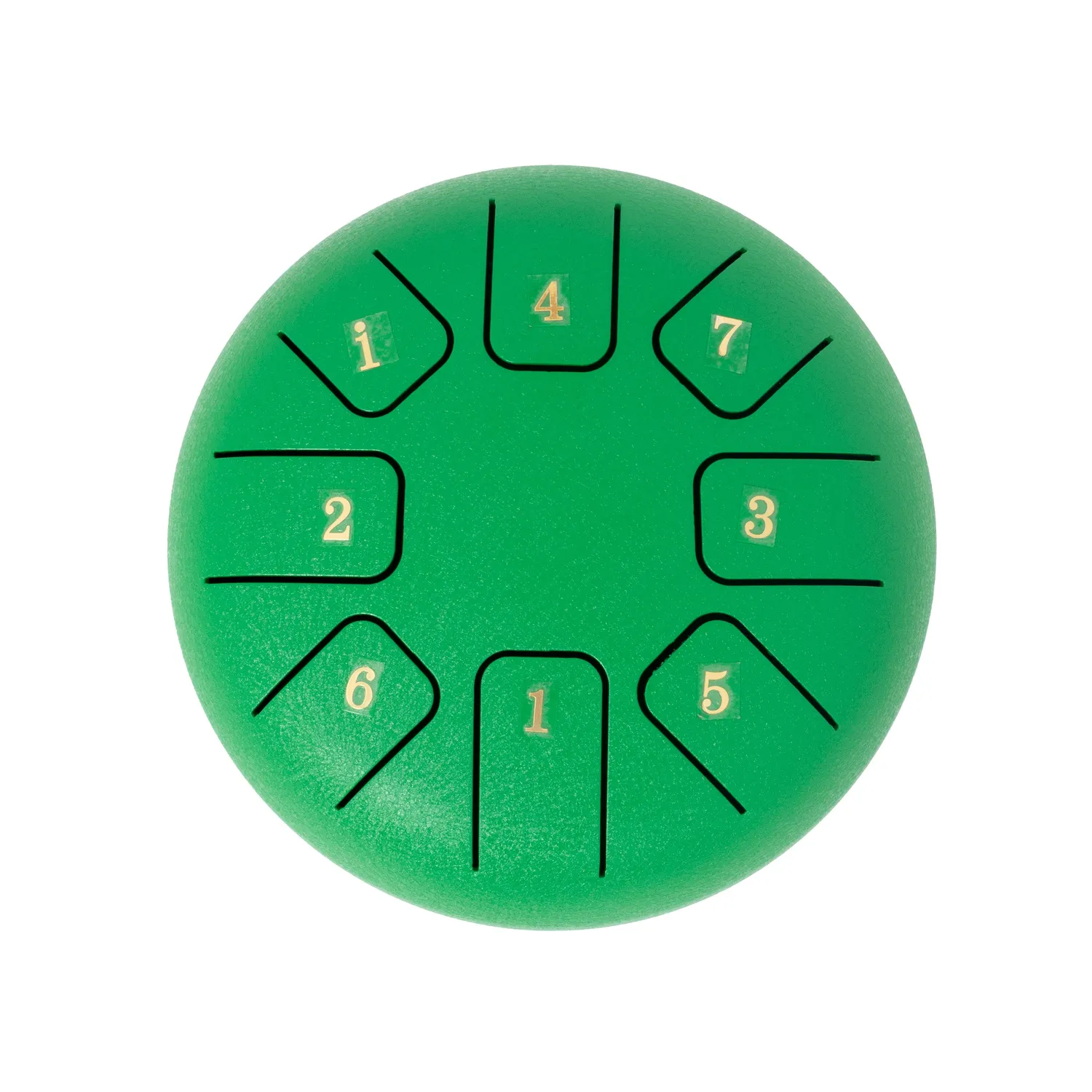 Percussion Plus tonguedrum 6 inch groen staal met tassen
