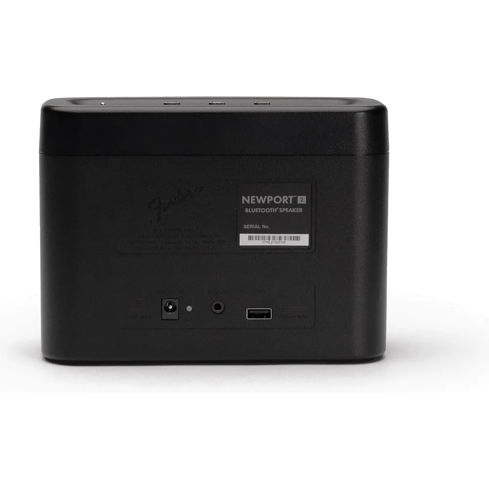 Fender Newport 2 bluetooth speaker zwart draagbaar accu