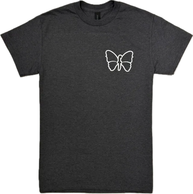 Fodera Butterfly T-shirt heather gray katoen maat L