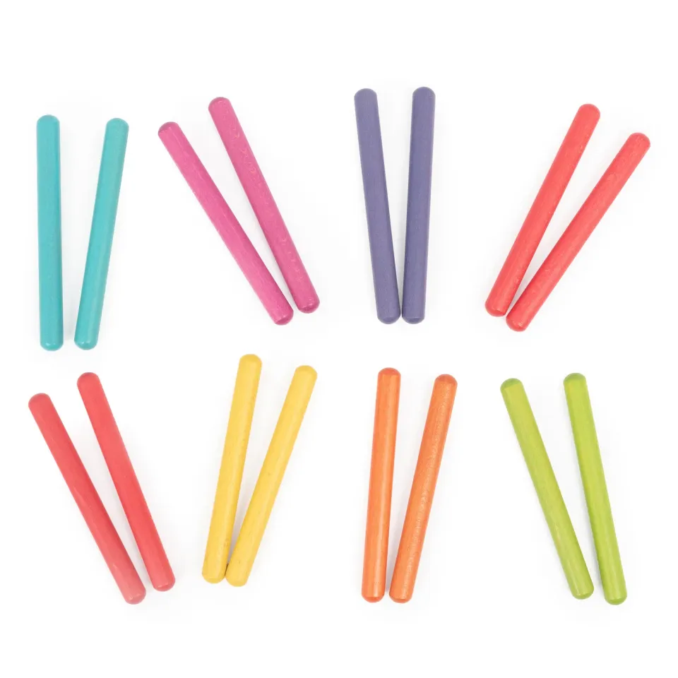 Percussion Plus Chroma-Note claves 8 paar kleur