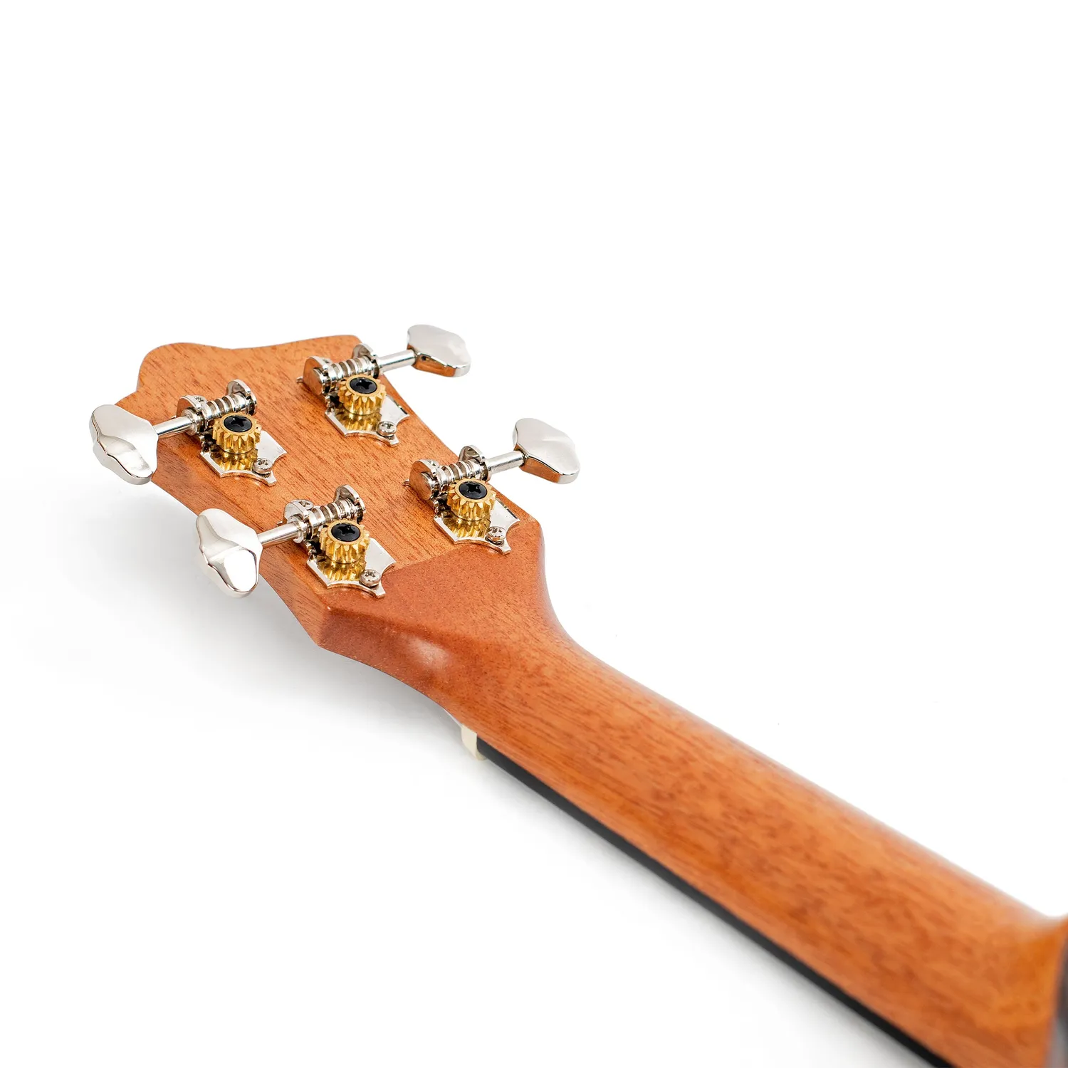Octopus Ebony sopraan ukelele open pore ebony look