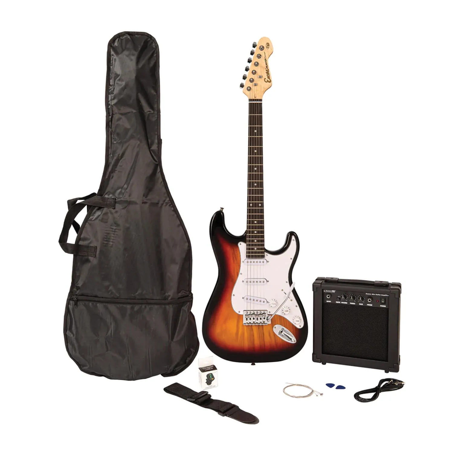 Encore Blaster E60 elektrische gitaarset zwart