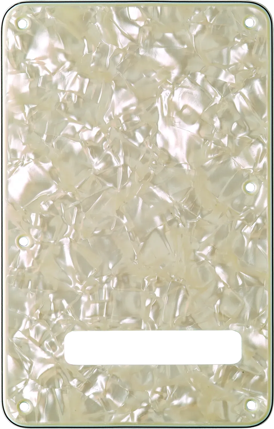 Fender Stratocaster backplate aged white moto 4-ply