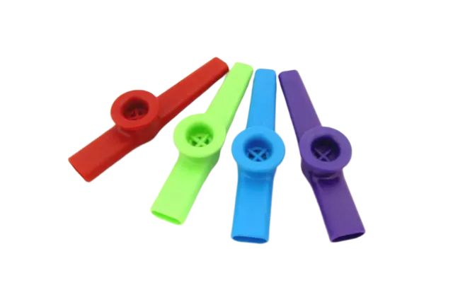 MAIN Kazoo kunststof muziekinstrument diverse kleuren
