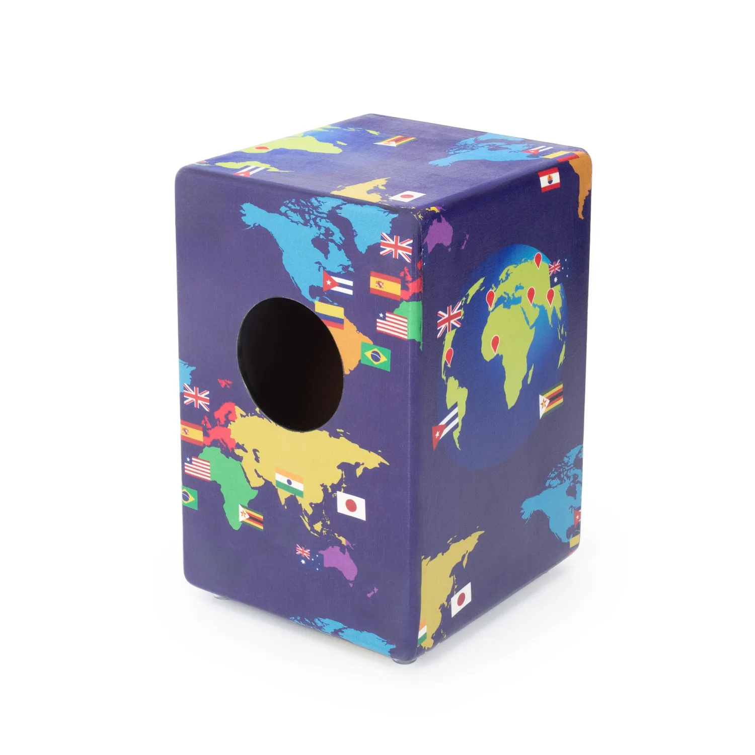 Percussion Plus Junior cajon World Slap met snaren
