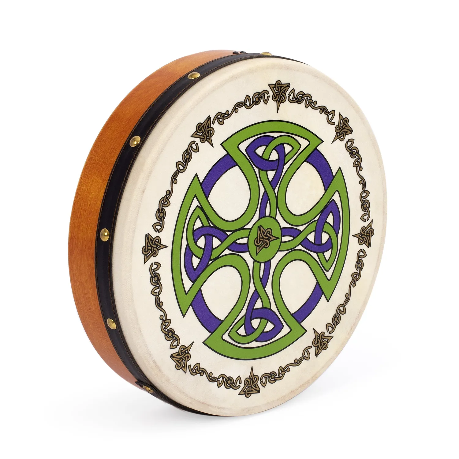 Percussion Plus Brosna Cross bodhran 12 inch met tipper
