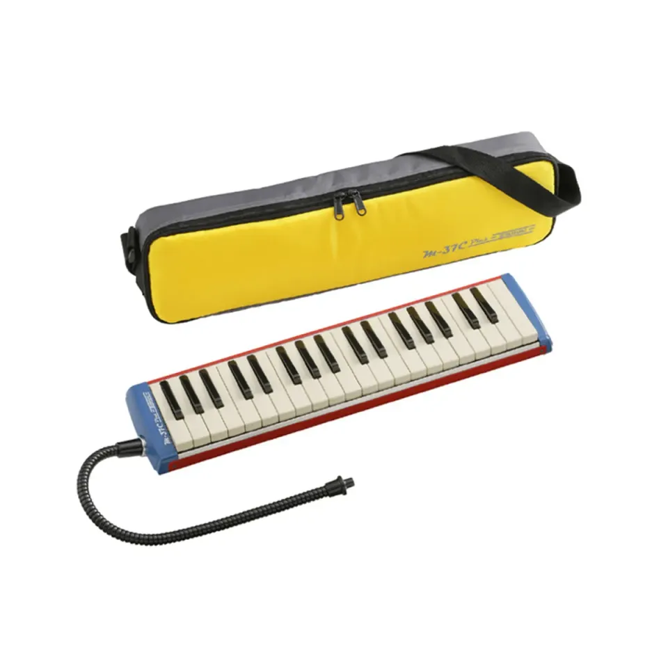 Suzuki M-37C Plus Special Edition melodica 37 toetsen rood-blauw