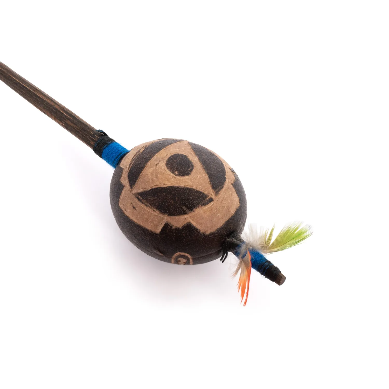 Percussion Plus Honestly Made Shipibo shaker hout