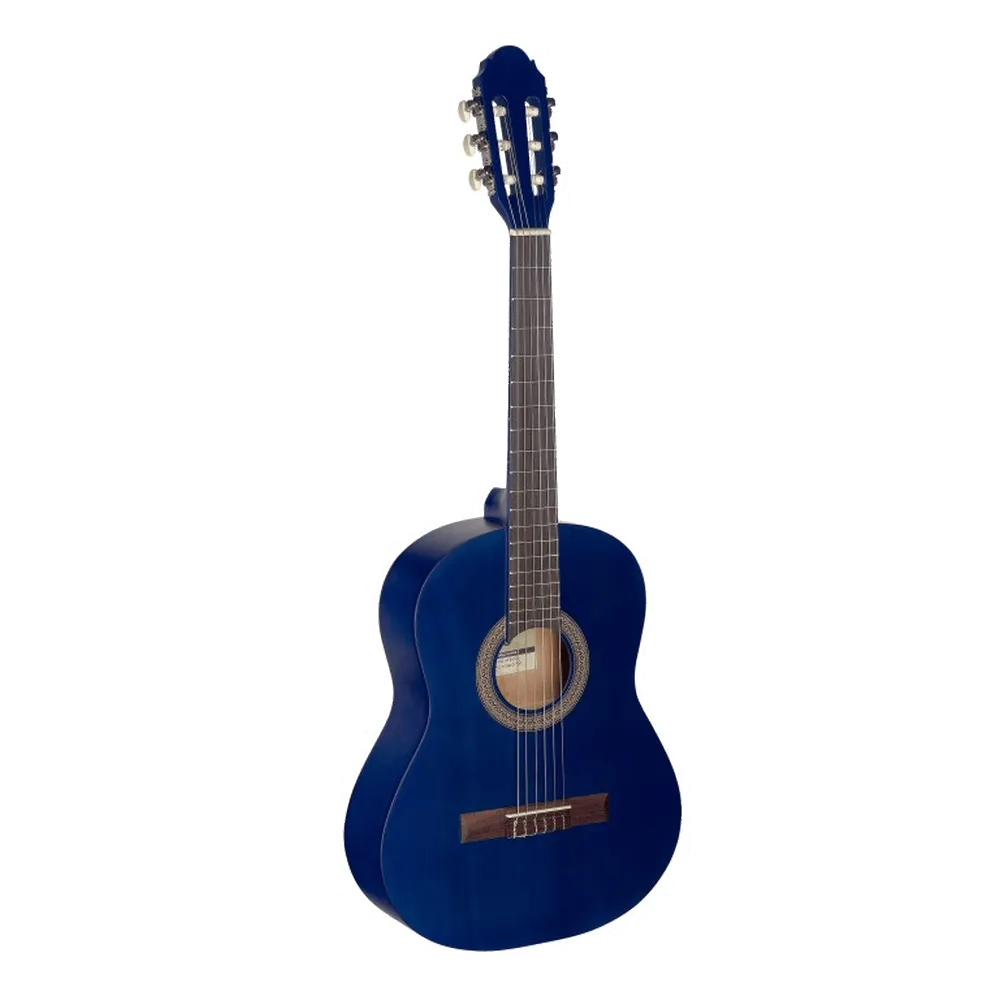 Starter klassieke gitaar 3/4 starterset blauw nylon