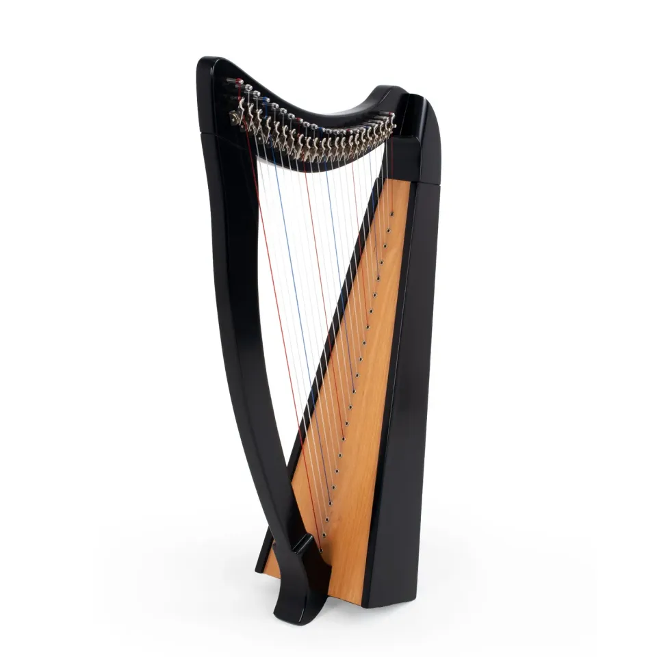 MMX Keltische Harp Zwart 22 Snaren Nylon