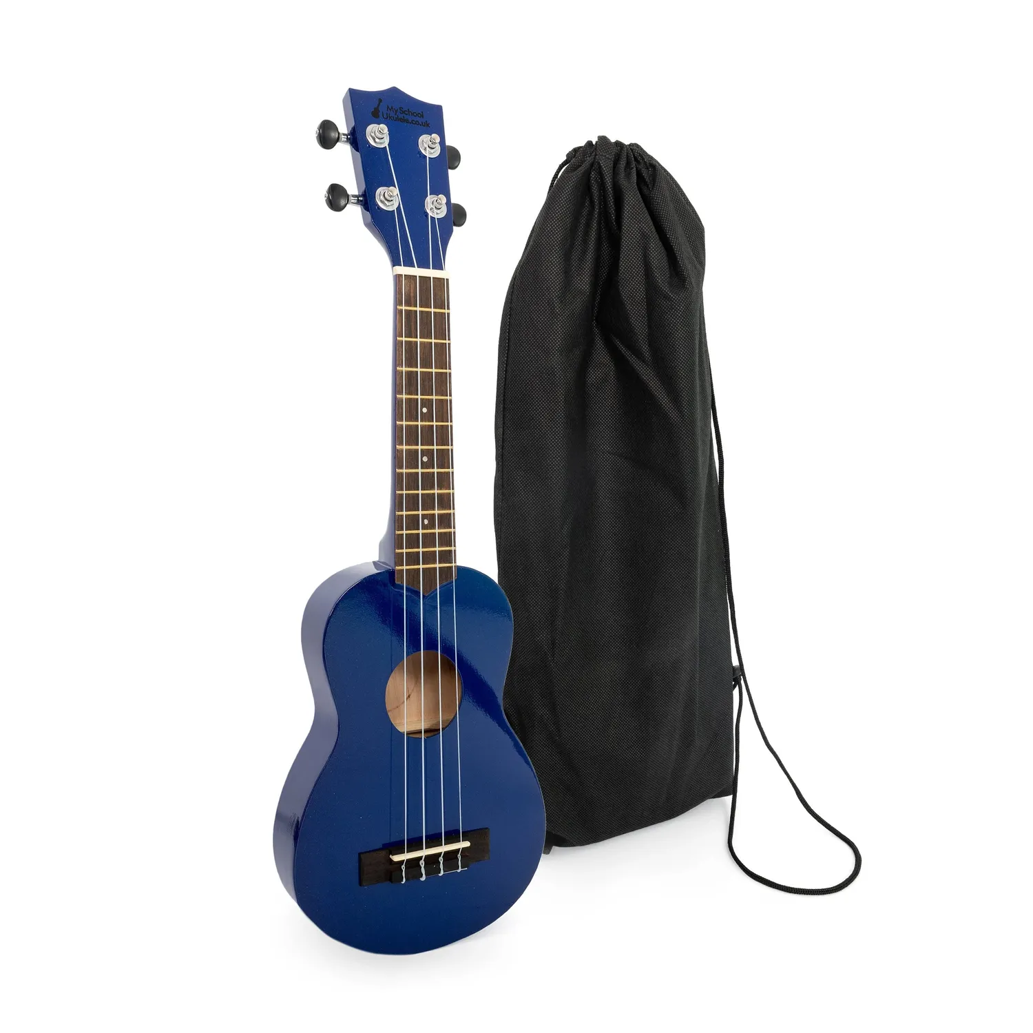 My School Ukulele sopraan ukelele donkerblauw slim