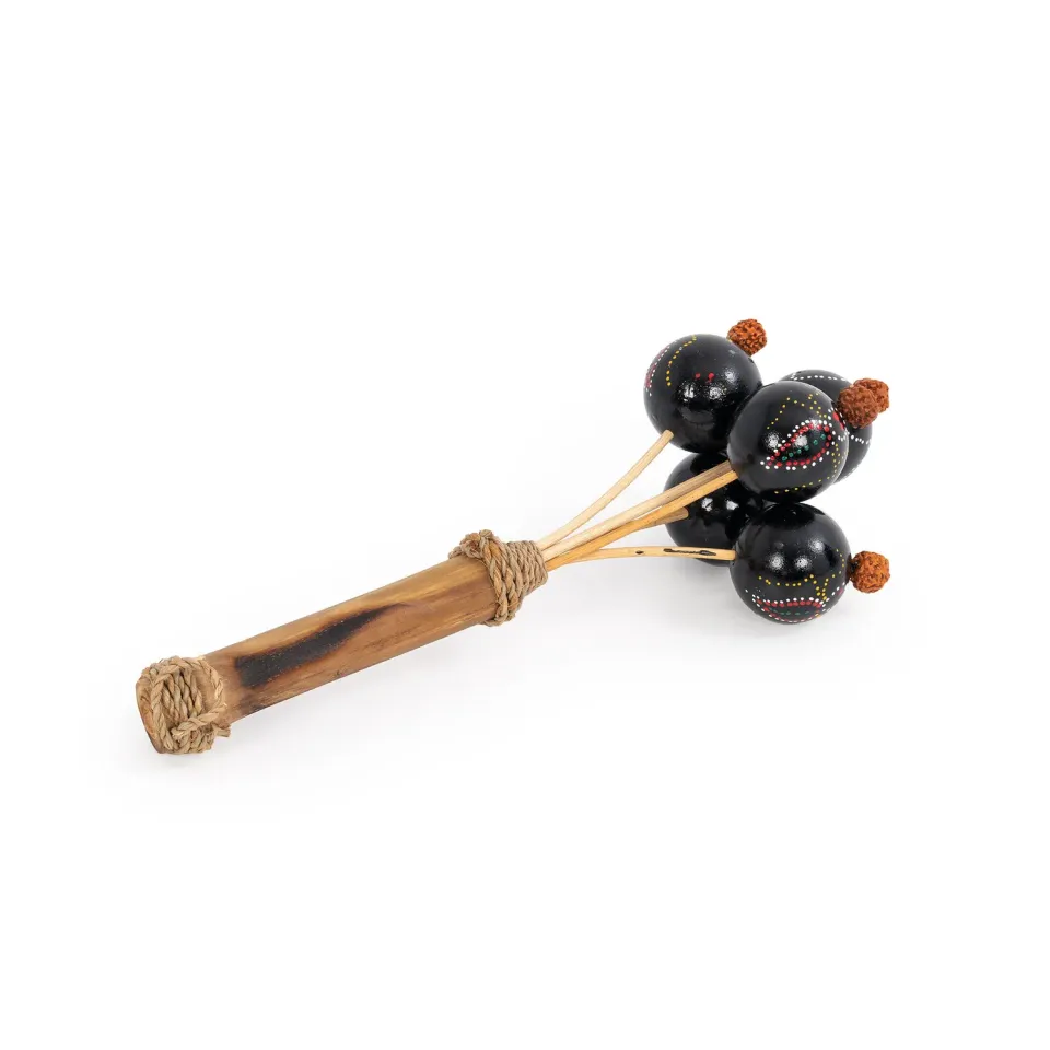 Percussion Plus Honestly Made five ball shaker bamboe
