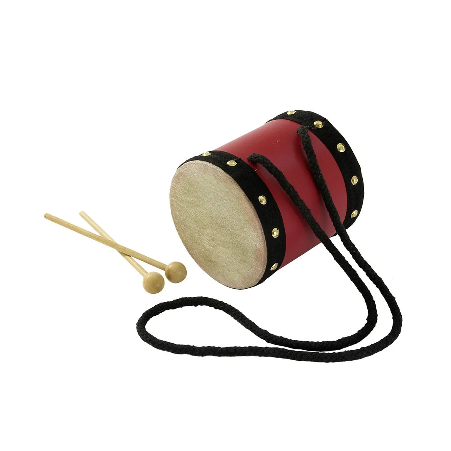 Percussion Plus tom drum 13 cm rood met stokken