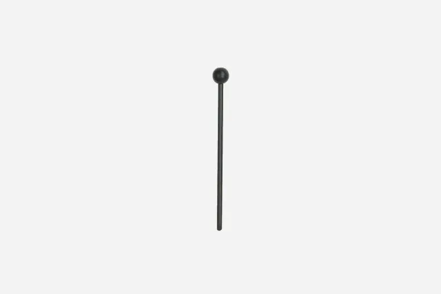 Main metallofoon stokje zacht rubber zwart percussie